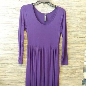 Luxe & Laidback | Rags & Couture Maxi in Eggplant – L